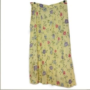 VINTAGE JACLYN SMITH FLORAL MAXI SKIRT